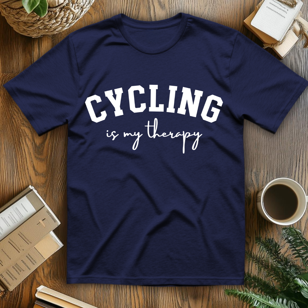 Cycling Is My Therapy T-Shirt
