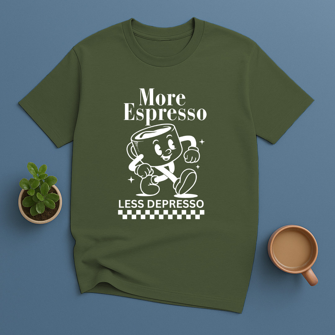 More Espresso Less Depresso T-Shirt