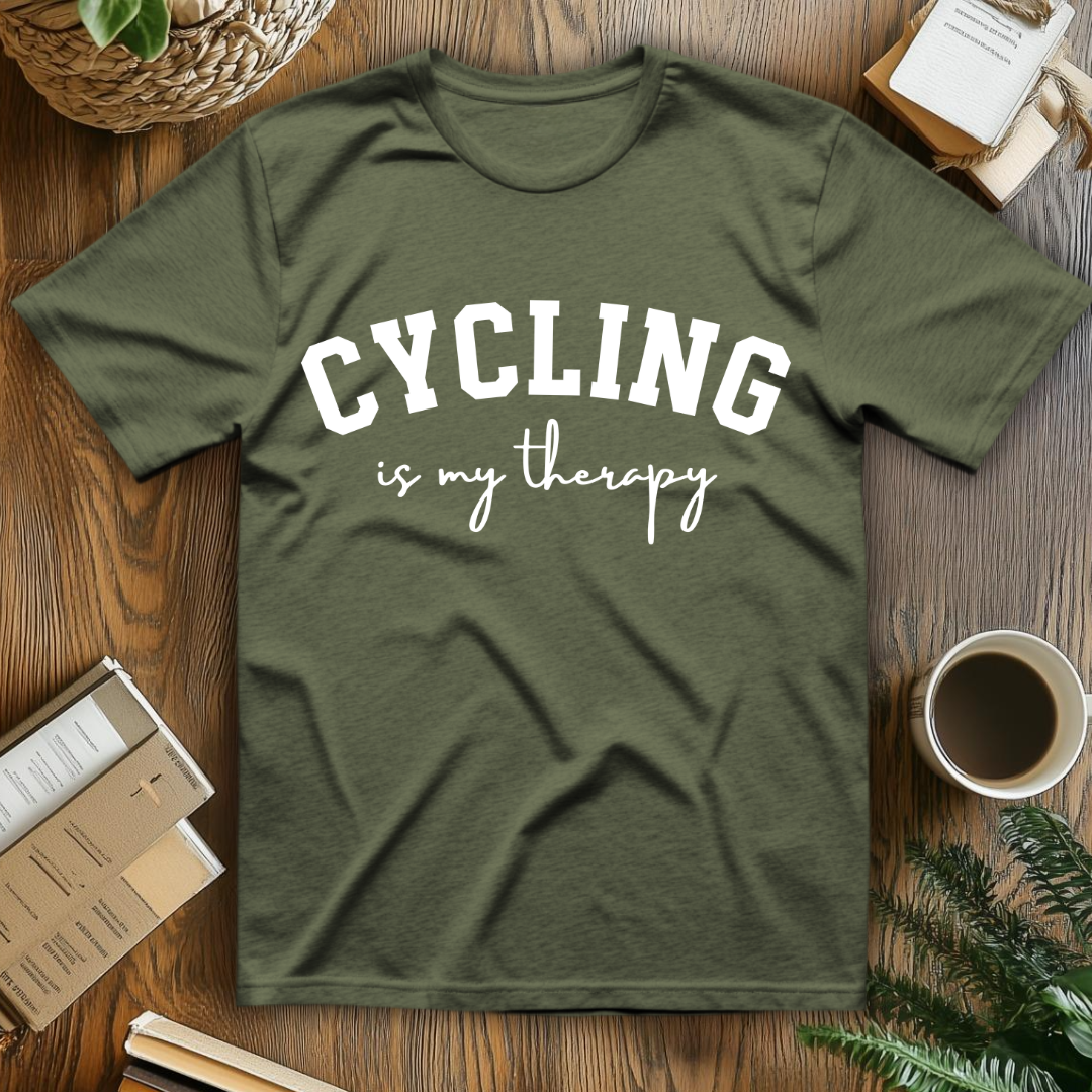 Cycling Is My Therapy T-Shirt