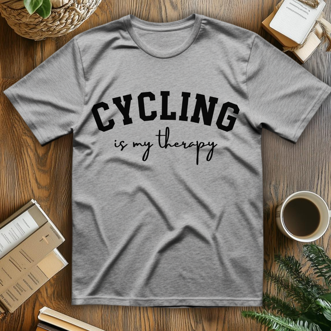 Cycling Is My Therapy T-Shirt