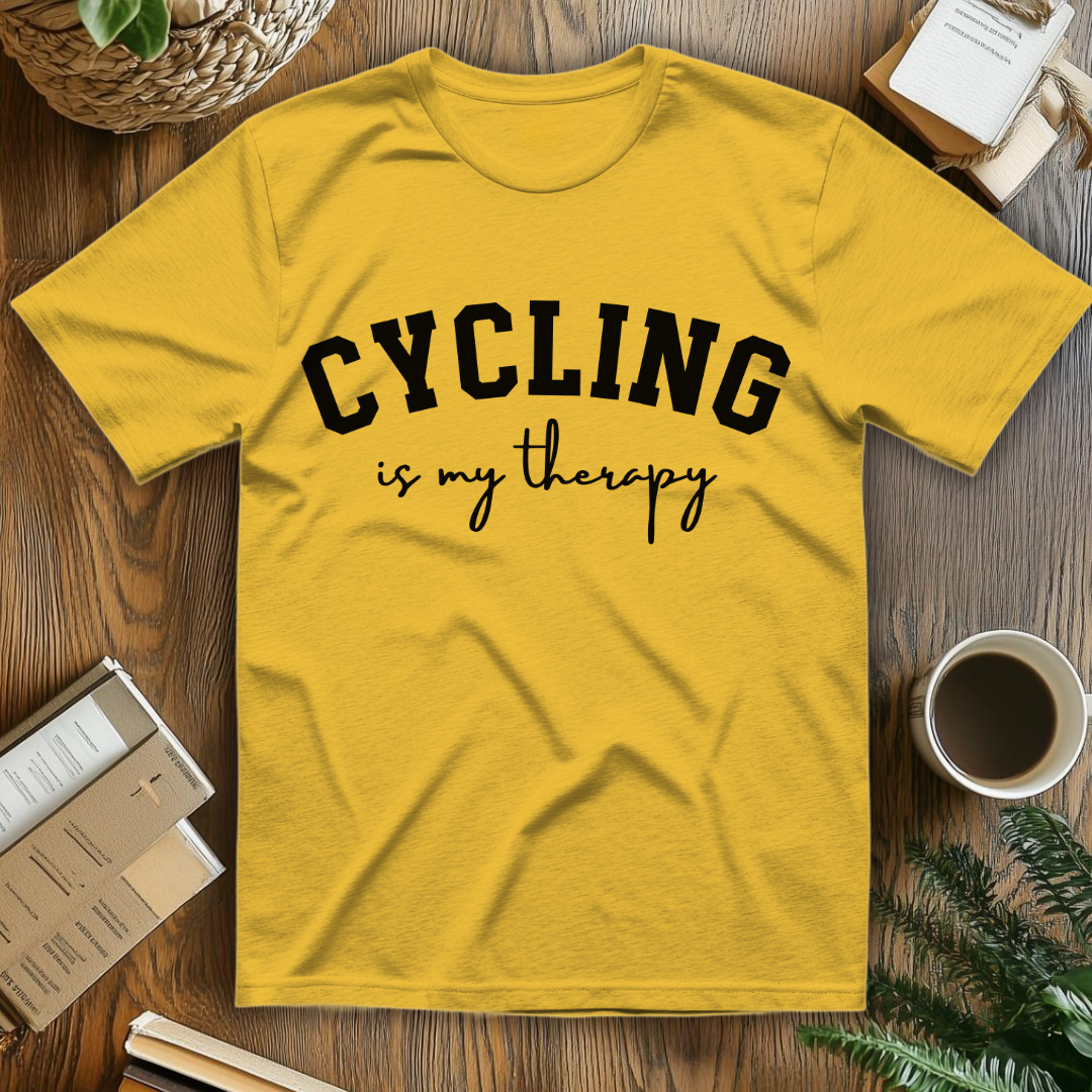 Cycling Is My Therapy T-Shirt