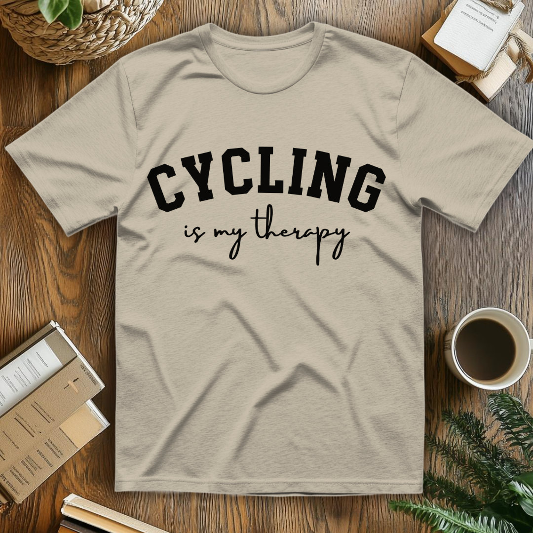 Cycling Is My Therapy T-Shirt