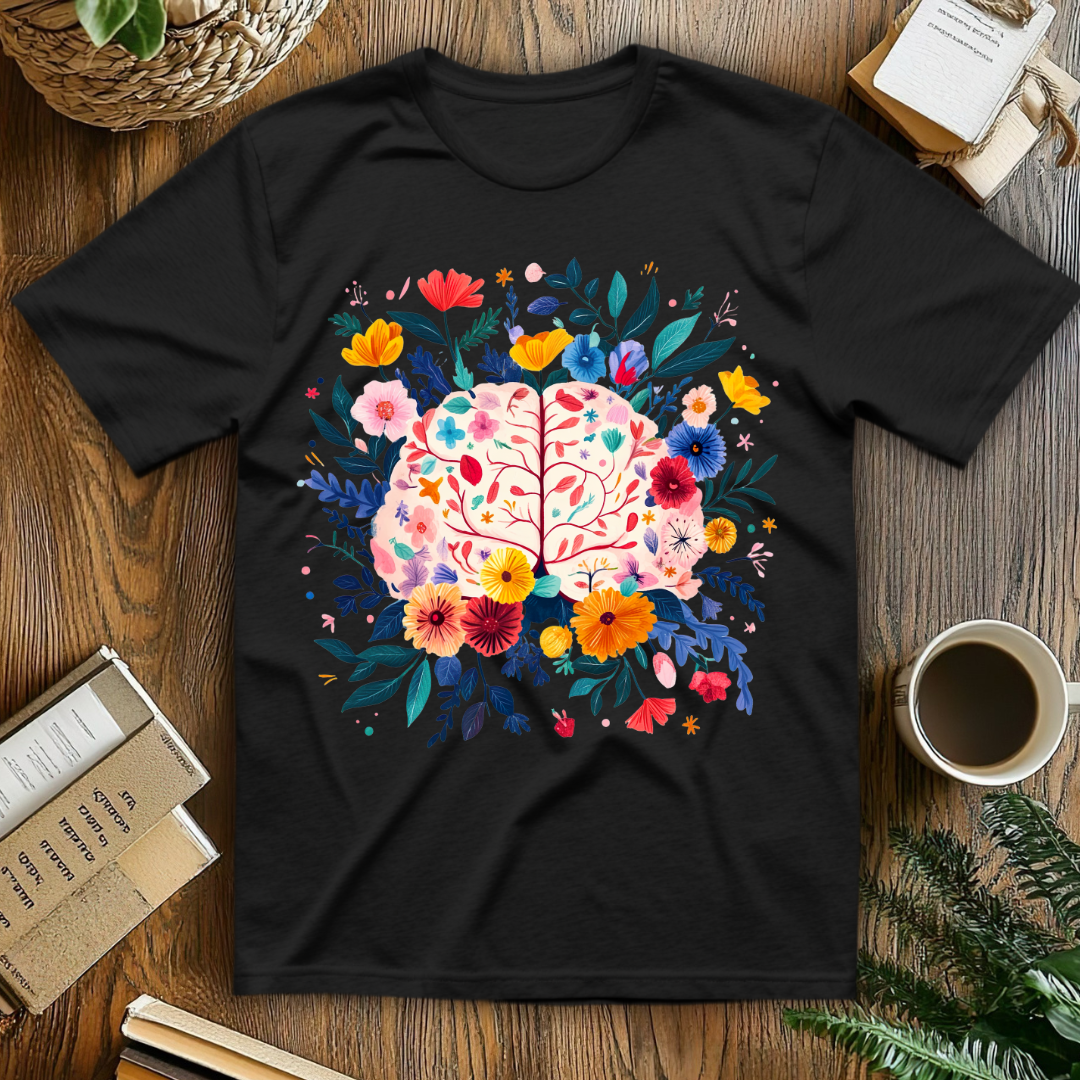 Brains with Flowers T-Shirt