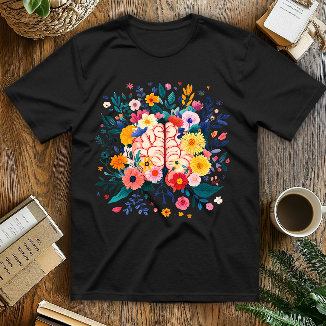Brains With Flowers T-Shirt