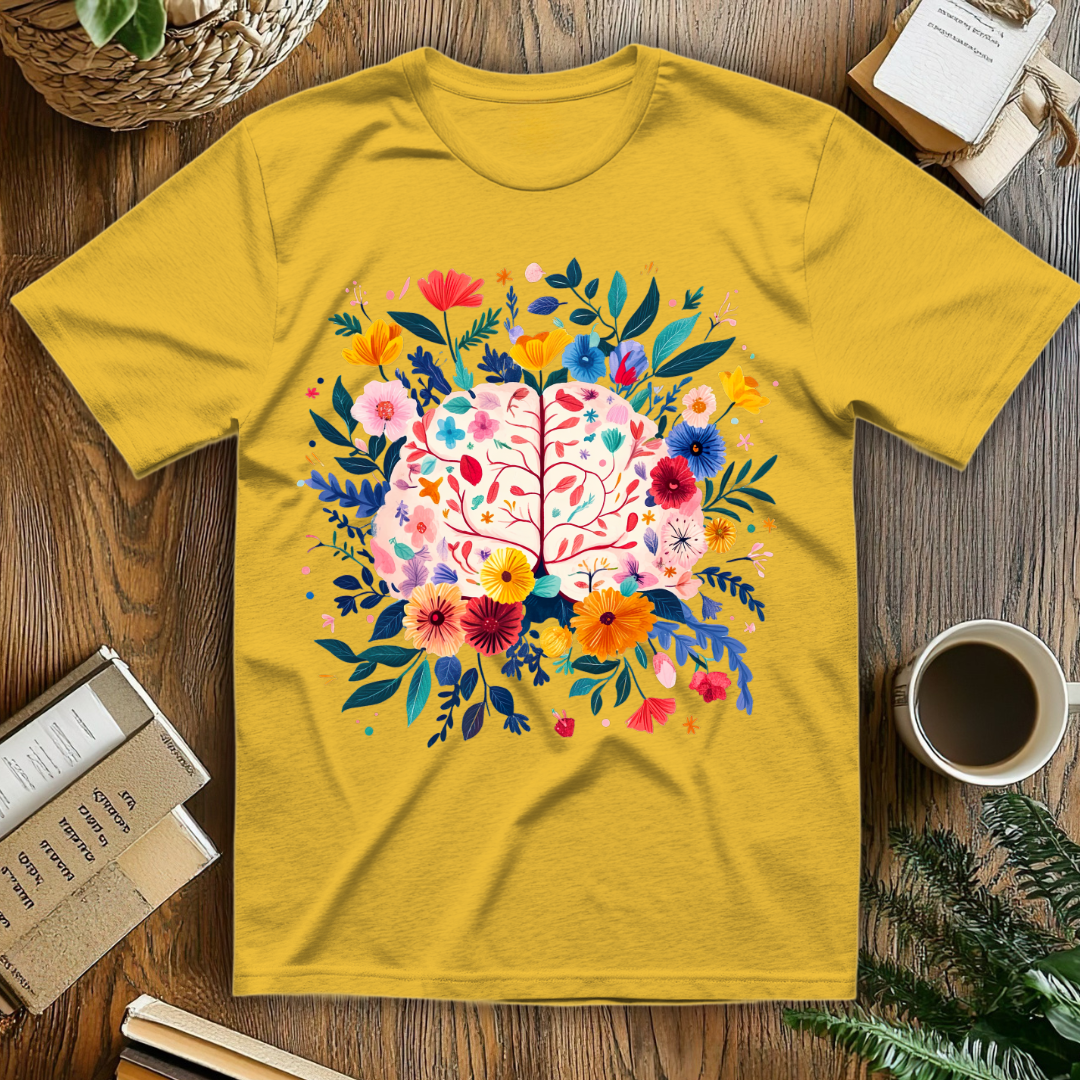 Brains with Flowers T-Shirt
