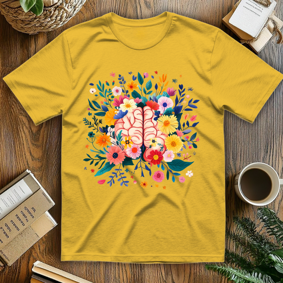 Brains With Flowers T-Shirt