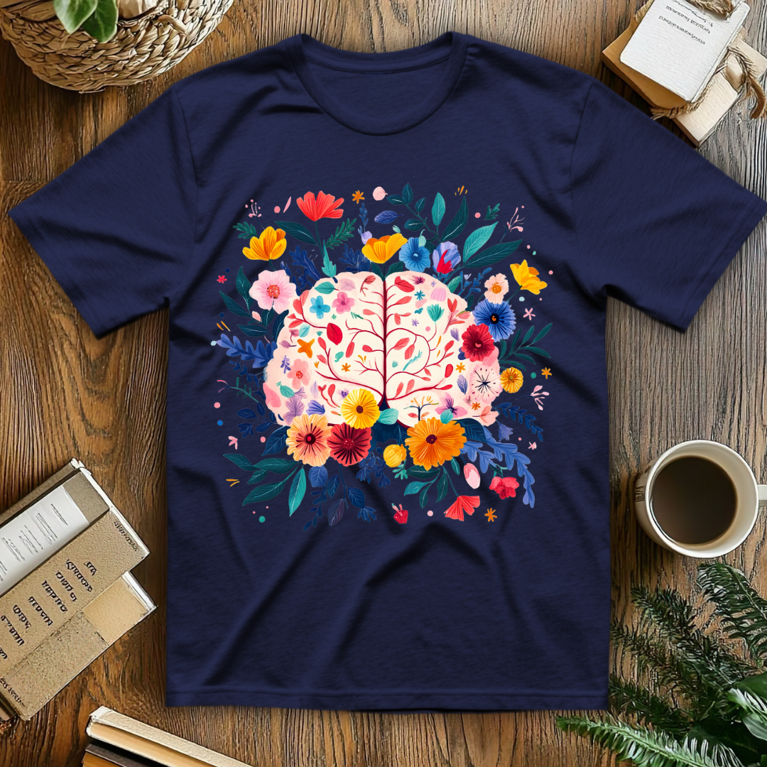 Brains with Flowers T-Shirt