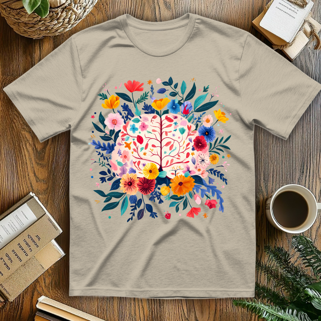 Brains with Flowers T-Shirt
