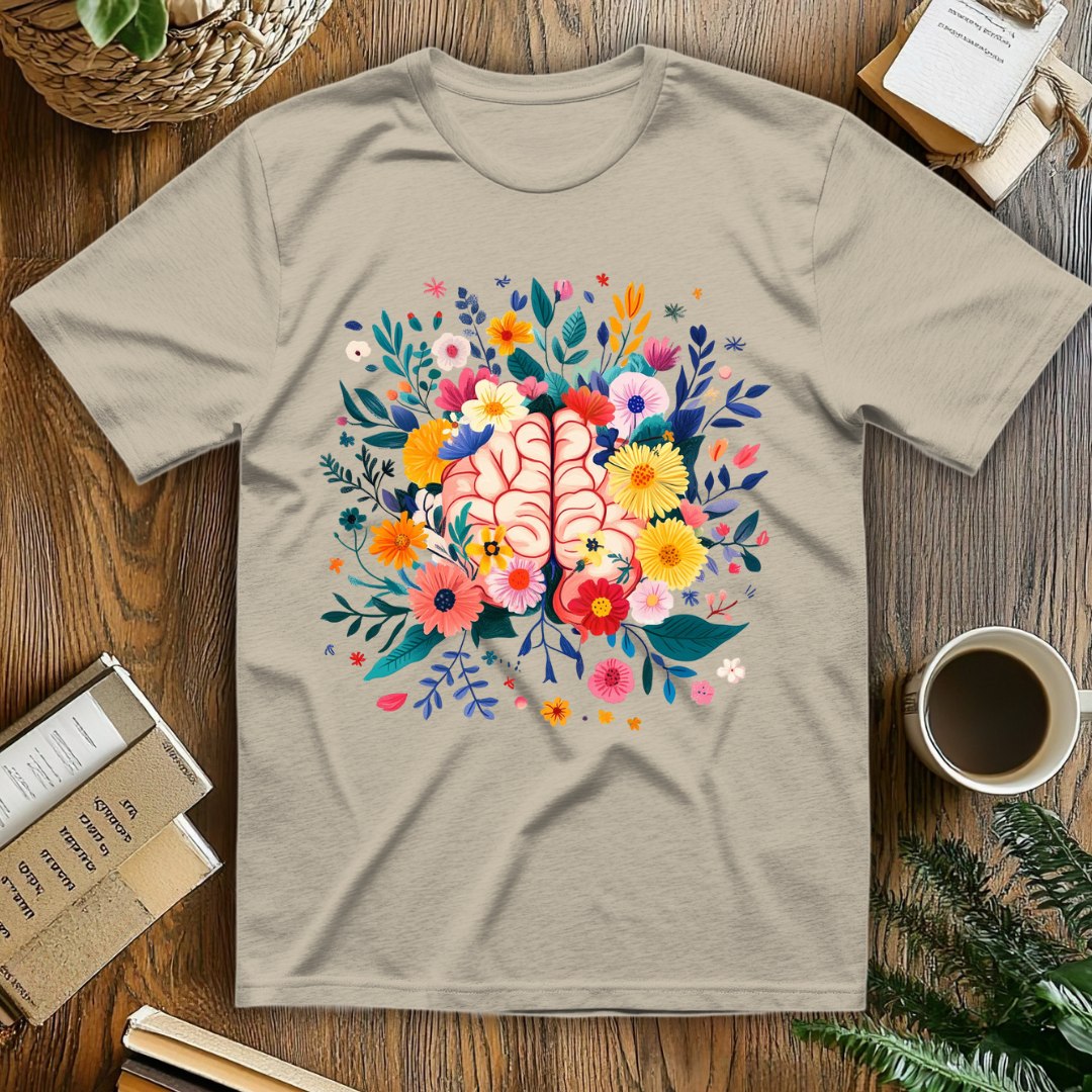 Brains With Flowers T-Shirt