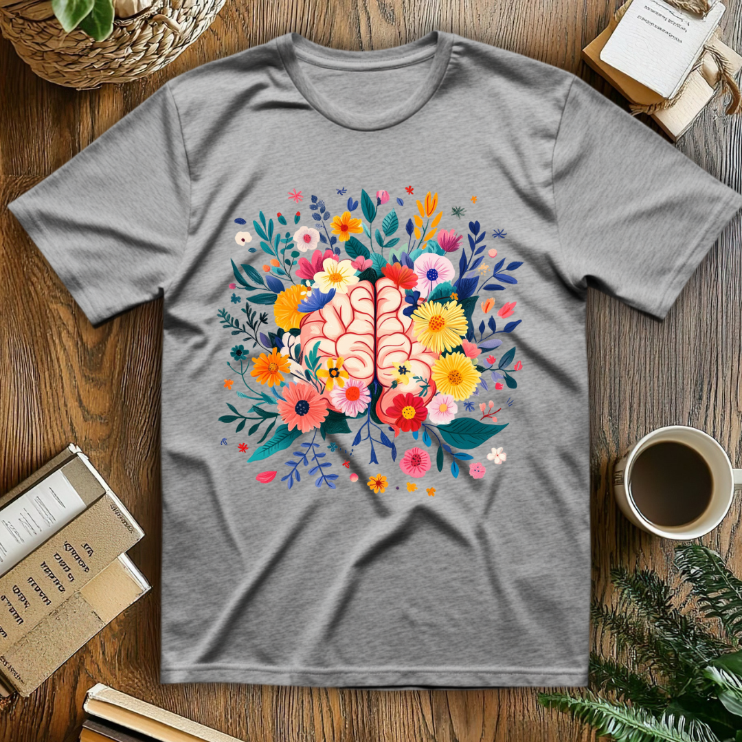 Brains With Flowers T-Shirt