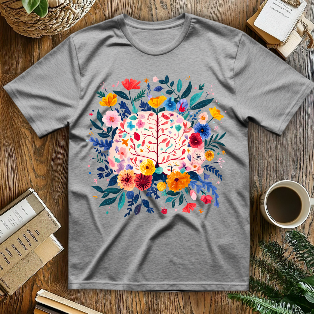 Brains with Flowers T-Shirt