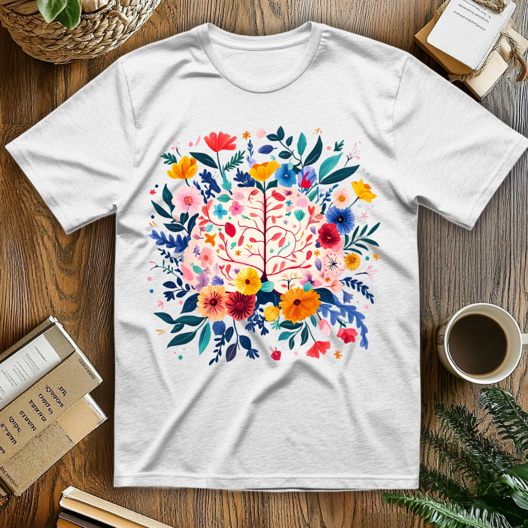 Brains with Flowers T-Shirt