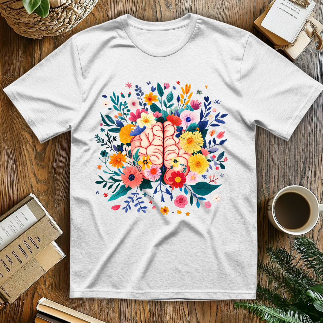 Brains With Flowers T-Shirt