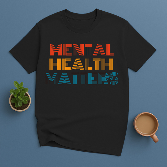 Mental Health Matters Retro T-Shirt