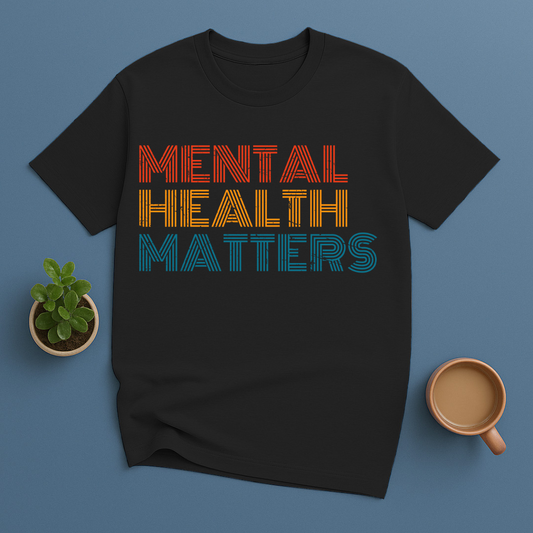 Mental Health Matters Retro T-Shirt