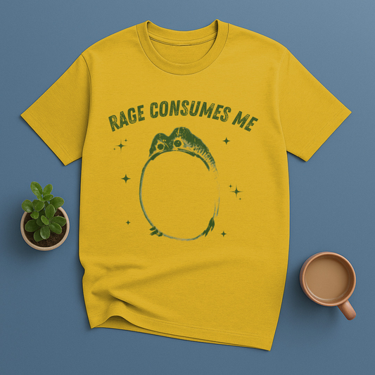 Rage Consumes Me Frog Vintage T-Shirt