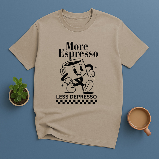 More Espresso Less Depresso T-Shirt